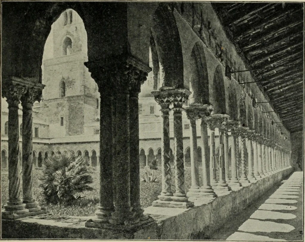 An illustration from A history of architecture in Italy from the time of Constantine to the dawn of the renaissance, 1901, leaf 128