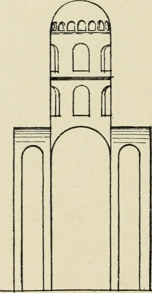 An illustration from A history of architecture in Italy from the time of Constantine to the dawn of the renaissance, 1901, leaf 133