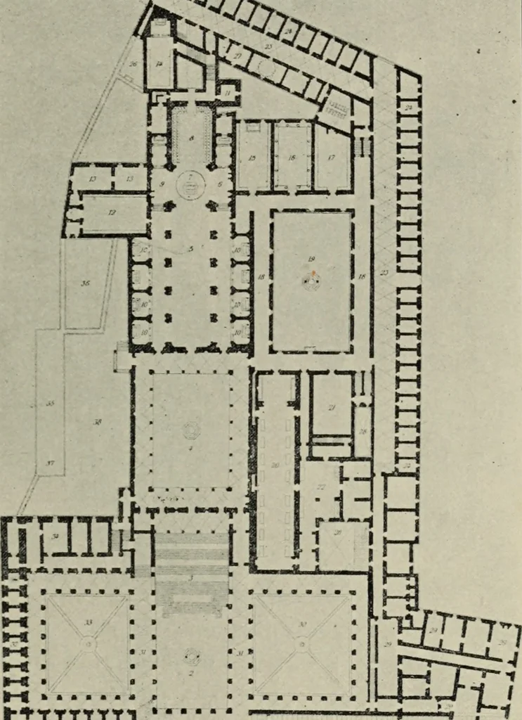 An illustration from A history of architecture in Italy from the time of Constantine to the dawn of the renaissance, 1901, leaf 154
