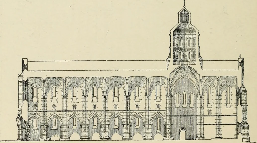 An illustration from A history of architecture in Italy from the time of Constantine to the dawn of the renaissance, 1901, leaf 157