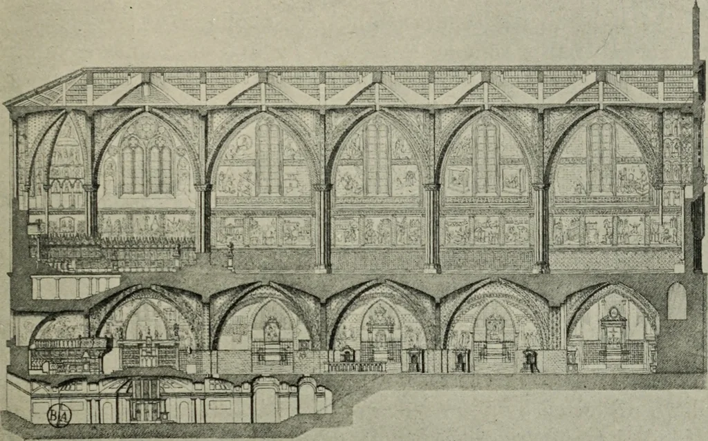 An illustration from A history of architecture in Italy from the time of Constantine to the dawn of the renaissance, 1901, leaf 180