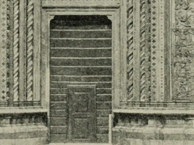 An illustration from A history of architecture in Italy from the time of Constantine to the dawn of the renaissance, 1901, leaf 208