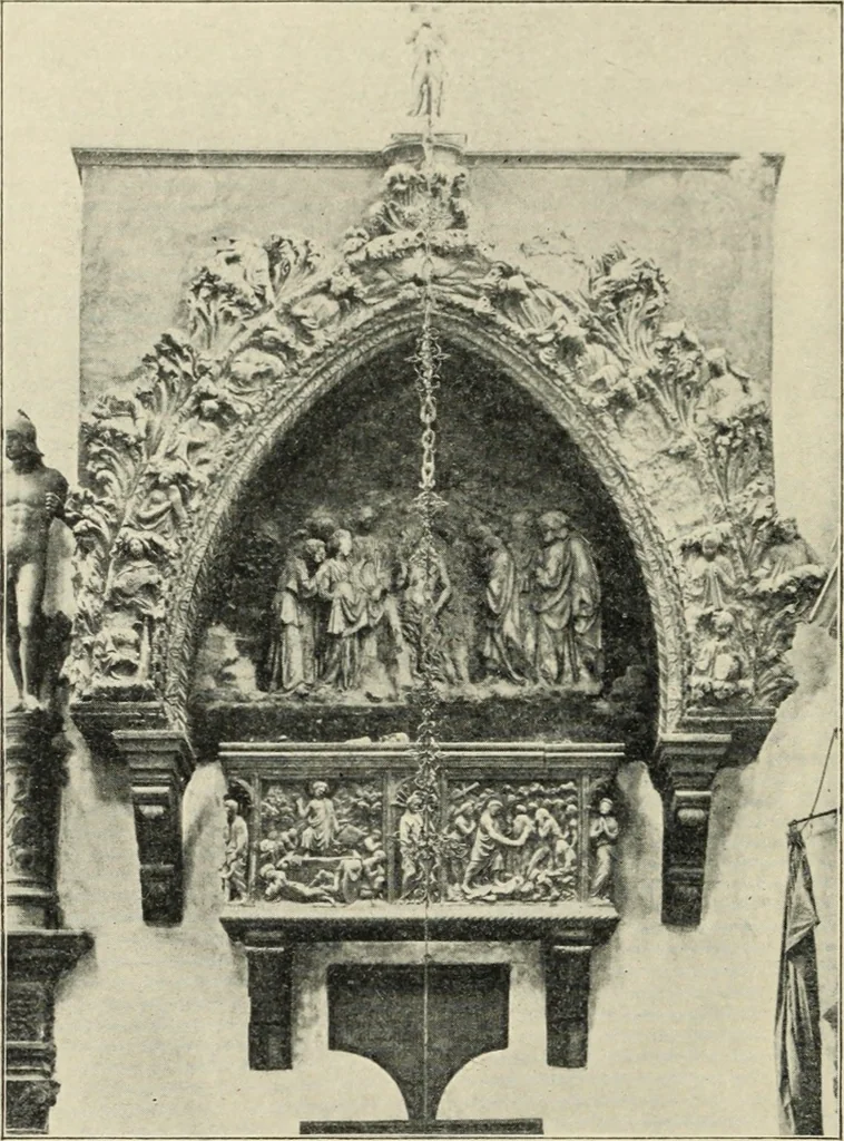 An illustration from A history of architecture in Italy from the time of Constantine to the dawn of the renaissance, 1901, leaf 213