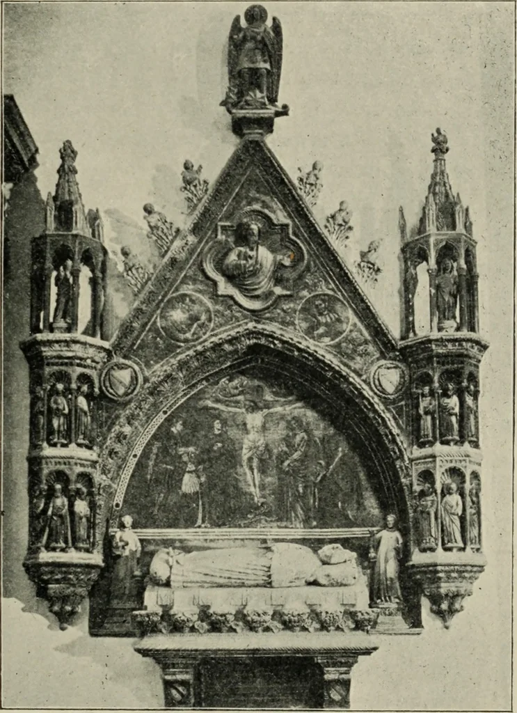 An illustration from A history of architecture in Italy from the time of Constantine to the dawn of the renaissance, 1901, leaf 214