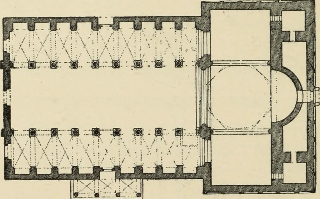 An illustration from A history of architecture in Italy from the time of Constantine to the dawn of the renaissance, 1901, leaf 23