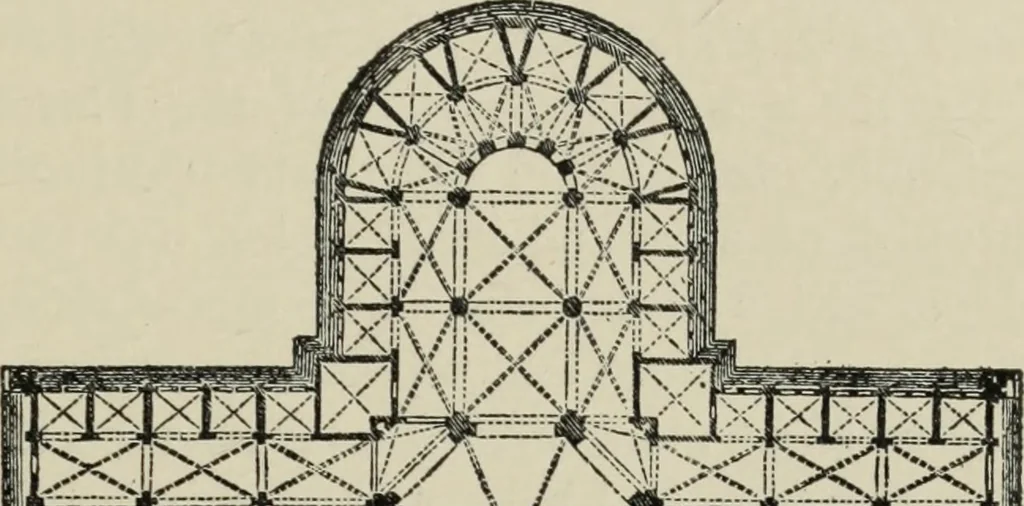 An illustration from A history of architecture in Italy from the time of Constantine to the dawn of the renaissance, 1901, leaf 230