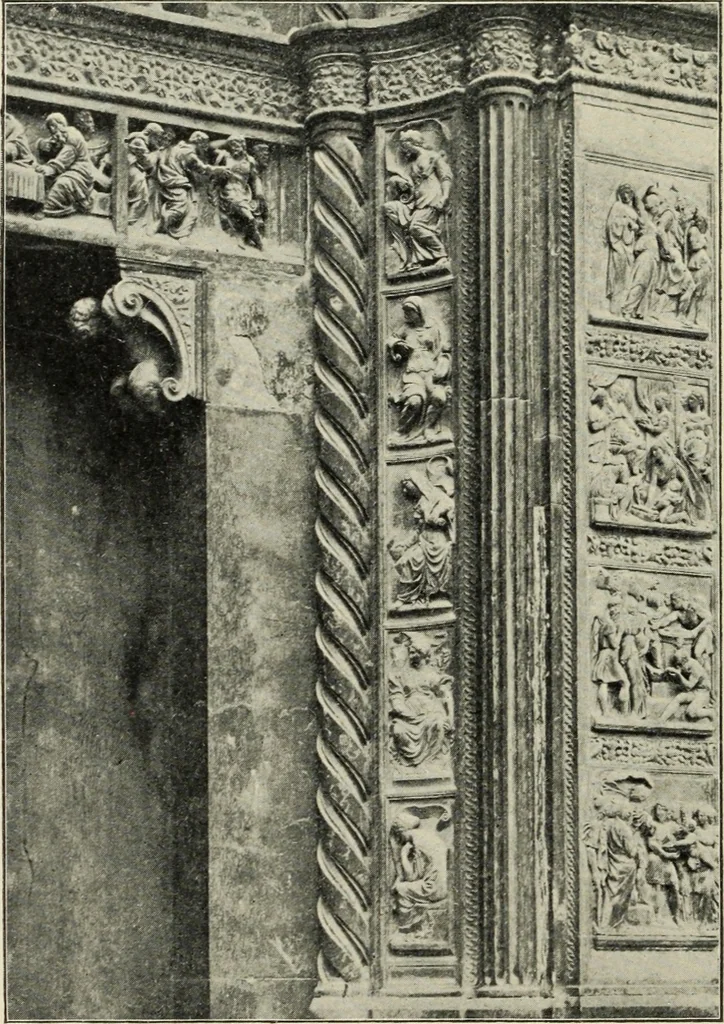 An illustration from A history of architecture in Italy from the time of Constantine to the dawn of the renaissance, 1901, leaf 233