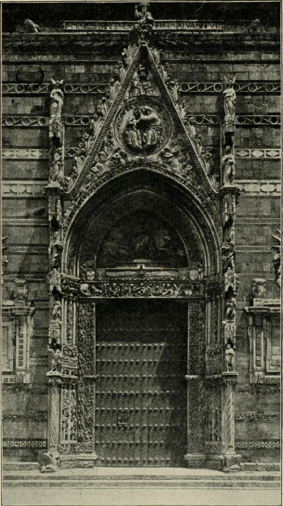 An illustration from A history of architecture in Italy from the time of Constantine to the dawn of the renaissance, 1901, leaf 242