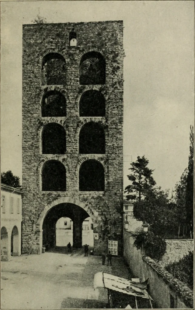 An illustration from A history of architecture in Italy from the time of Constantine to the dawn of the renaissance, 1901, leaf 254