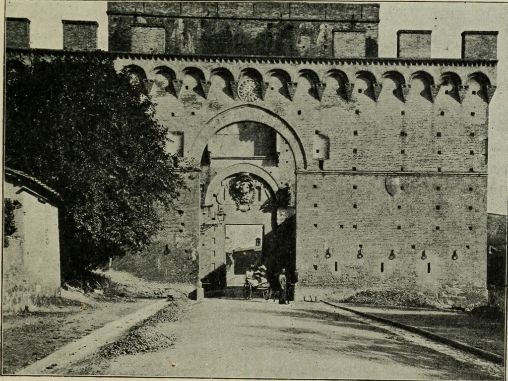 An illustration from A history of architecture in Italy from the time of Constantine to the dawn of the renaissance, 1901, leaf 256