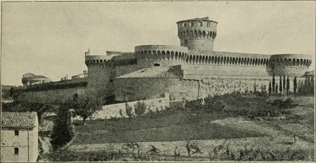 An illustration from A history of architecture in Italy from the time of Constantine to the dawn of the renaissance, 1901, leaf 260