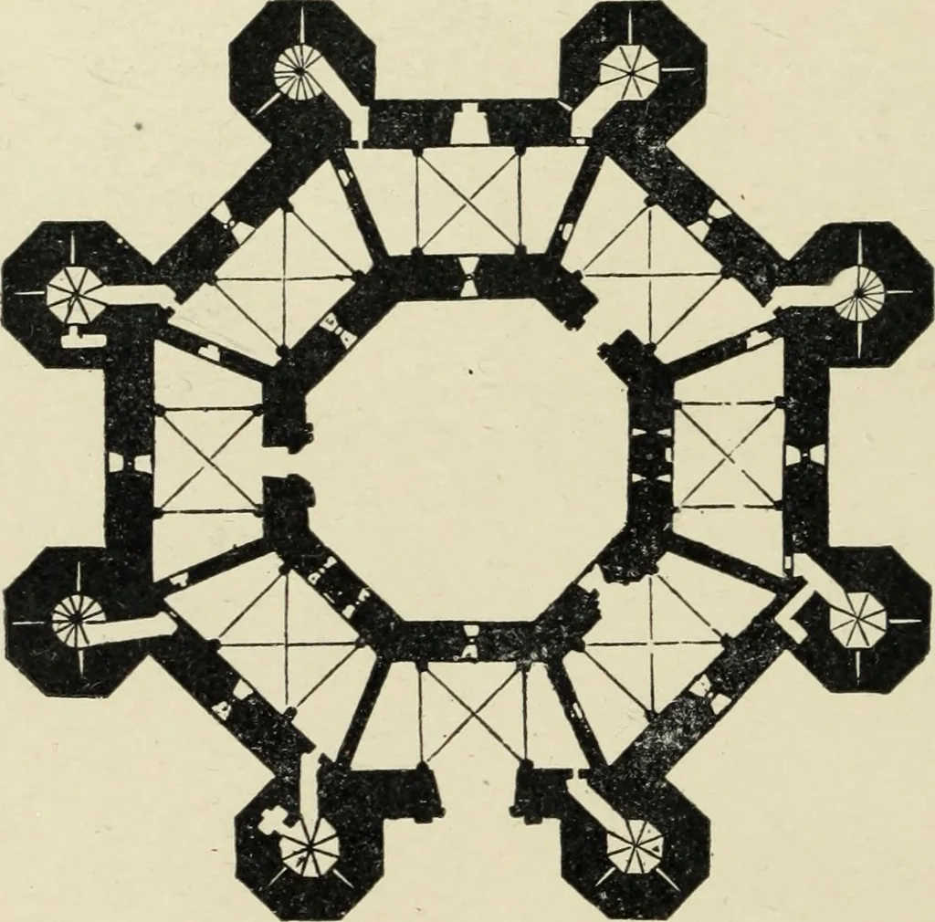 An illustration from A history of architecture in Italy from the time of Constantine to the dawn of the renaissance, 1901, leaf 265