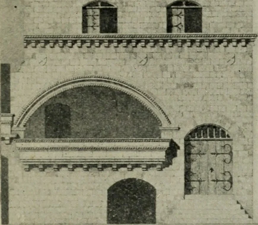 An illustration from A history of architecture in Italy from the time of Constantine to the dawn of the renaissance, 1901, leaf 280