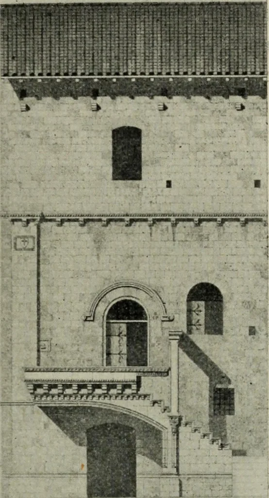An illustration from A history of architecture in Italy from the time of Constantine to the dawn of the renaissance, 1901, leaf 280