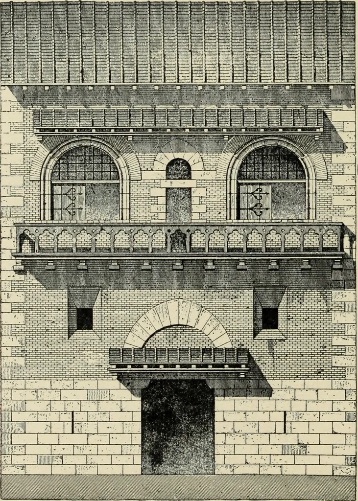 An illustration from A history of architecture in Italy from the time of Constantine to the dawn of the renaissance, 1901, leaf 281