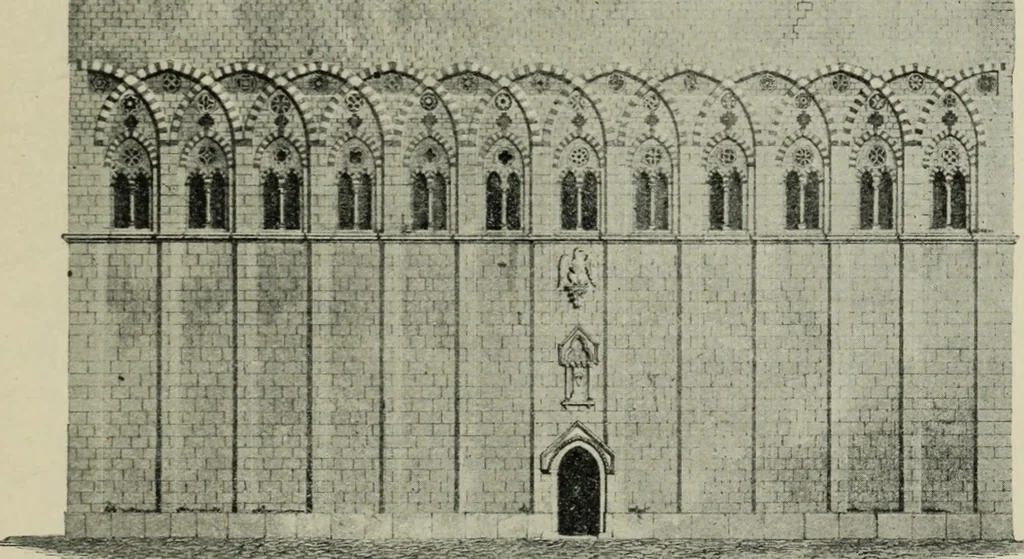 An illustration from A history of architecture in Italy from the time of Constantine to the dawn of the renaissance, 1901, leaf 284
