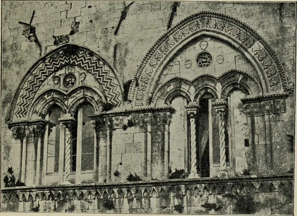 An illustration from A history of architecture in Italy from the time of Constantine to the dawn of the renaissance, 1901, leaf 286