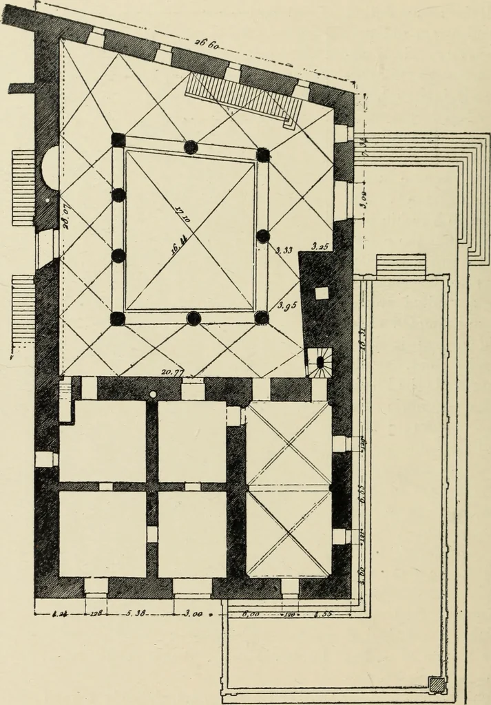 An illustration from A history of architecture in Italy from the time of Constantine to the dawn of the renaissance, 1901, leaf 297