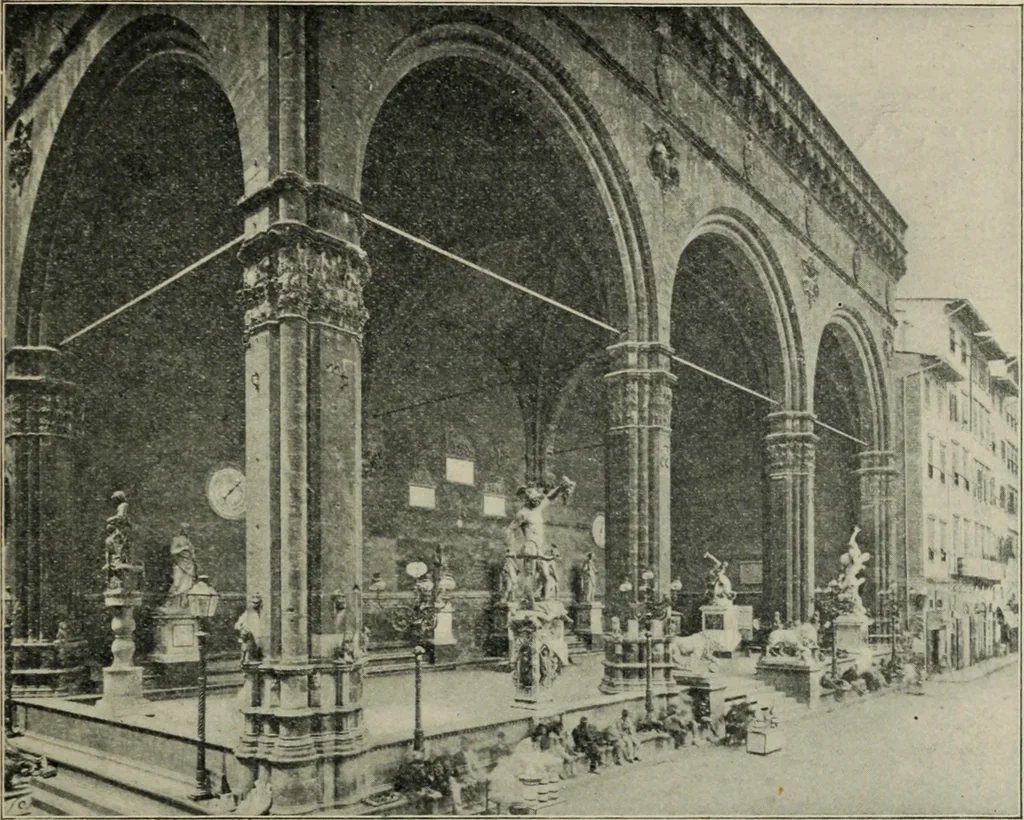 An illustration from A history of architecture in Italy from the time of Constantine to the dawn of the renaissance, 1901, leaf 298