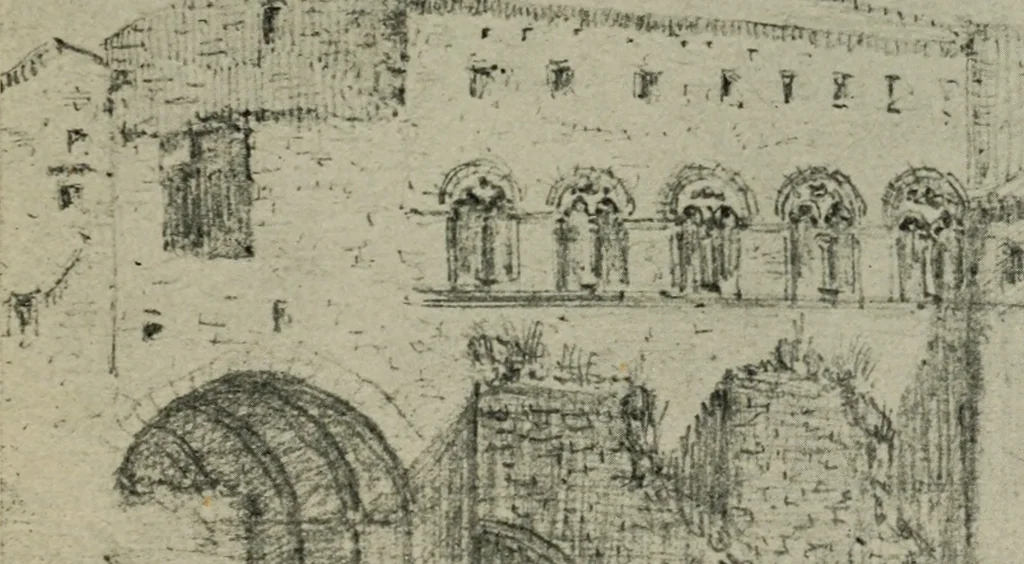 An illustration from A history of architecture in Italy from the time of Constantine to the dawn of the renaissance, 1901, leaf 308
