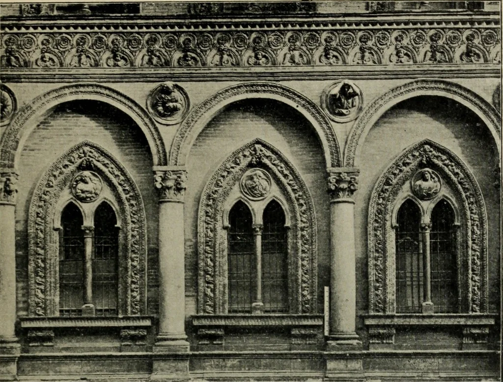 An illustration from A history of architecture in Italy from the time of Constantine to the dawn of the renaissance, 1901, leaf 318