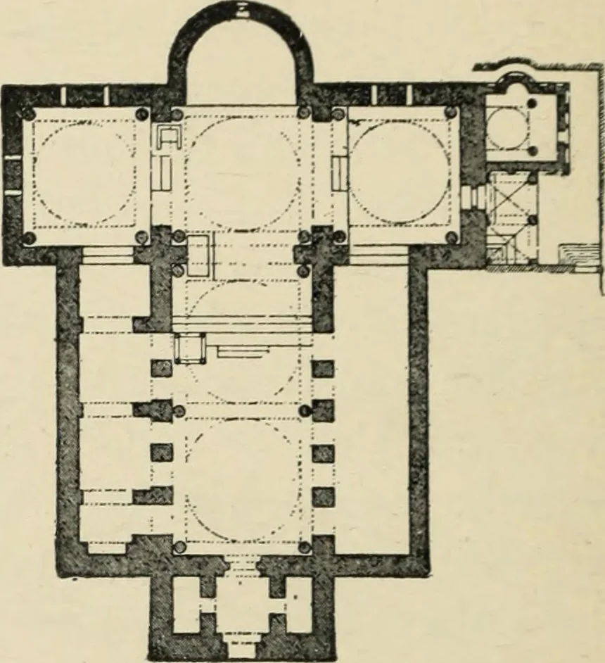 An illustration from A history of architecture in Italy from the time of Constantine to the dawn of the renaissance, 1901, leaf 37