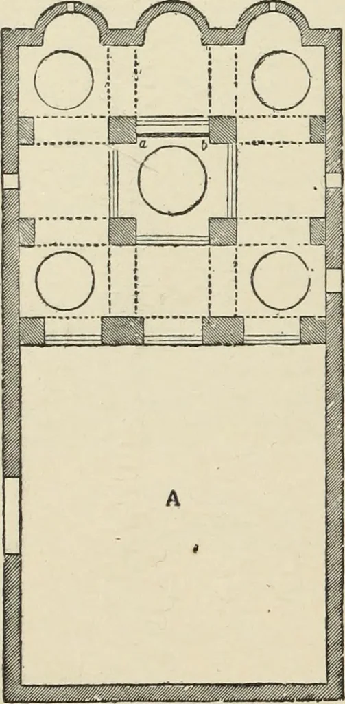 An illustration from A history of architecture in Italy from the time of Constantine to the dawn of the renaissance, 1901, leaf 39