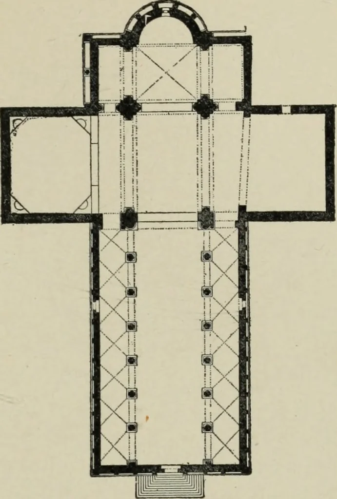 An illustration from A history of architecture in Italy from the time of Constantine to the dawn of the renaissance, 1901, leaf 40