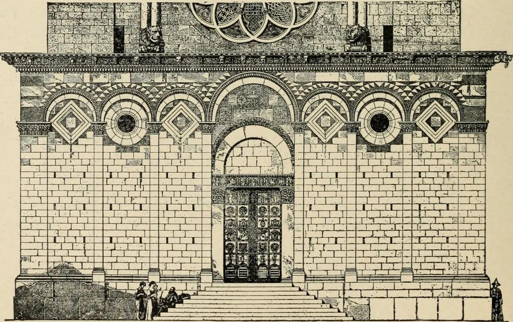 An illustration from A history of architecture in Italy from the time of Constantine to the dawn of the renaissance, 1901, leaf 41