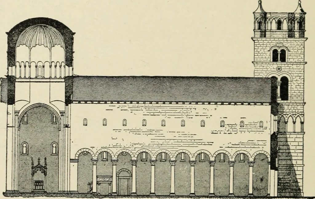 An illustration from A history of architecture in Italy from the time of Constantine to the dawn of the renaissance, 1901, leaf 59