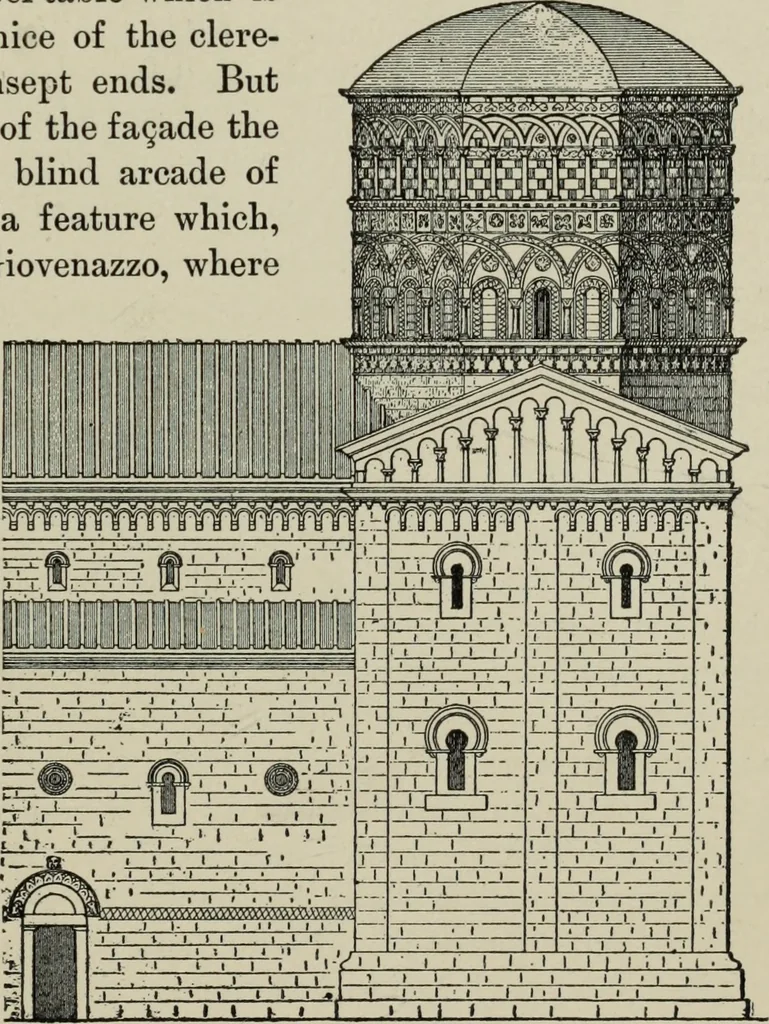 An illustration from A history of architecture in Italy from the time of Constantine to the dawn of the renaissance, 1901, leaf 60