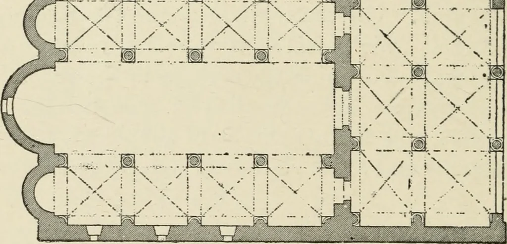 An illustration from A history of architecture in Italy from the time of Constantine to the dawn of the renaissance, 1901, leaf 67