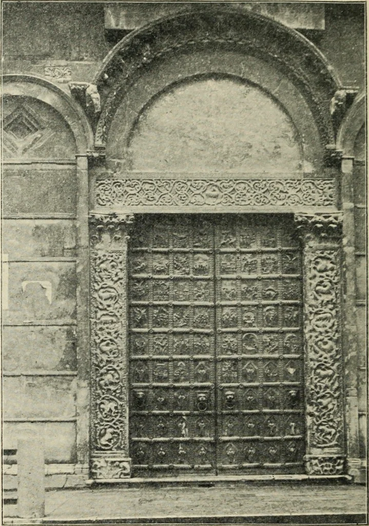 An illustration from A history of architecture in Italy from the time of Constantine to the dawn of the renaissance, 1901, leaf 75