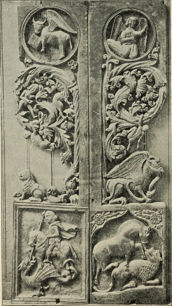 An illustration from A history of architecture in Italy from the time of Constantine to the dawn of the renaissance, 1901, leaf 81