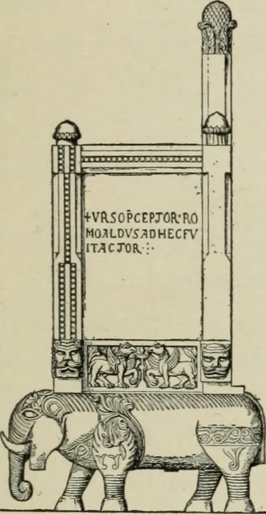 An illustration from A history of architecture in Italy from the time of Constantine to the dawn of the renaissance, 1901, leaf 88
