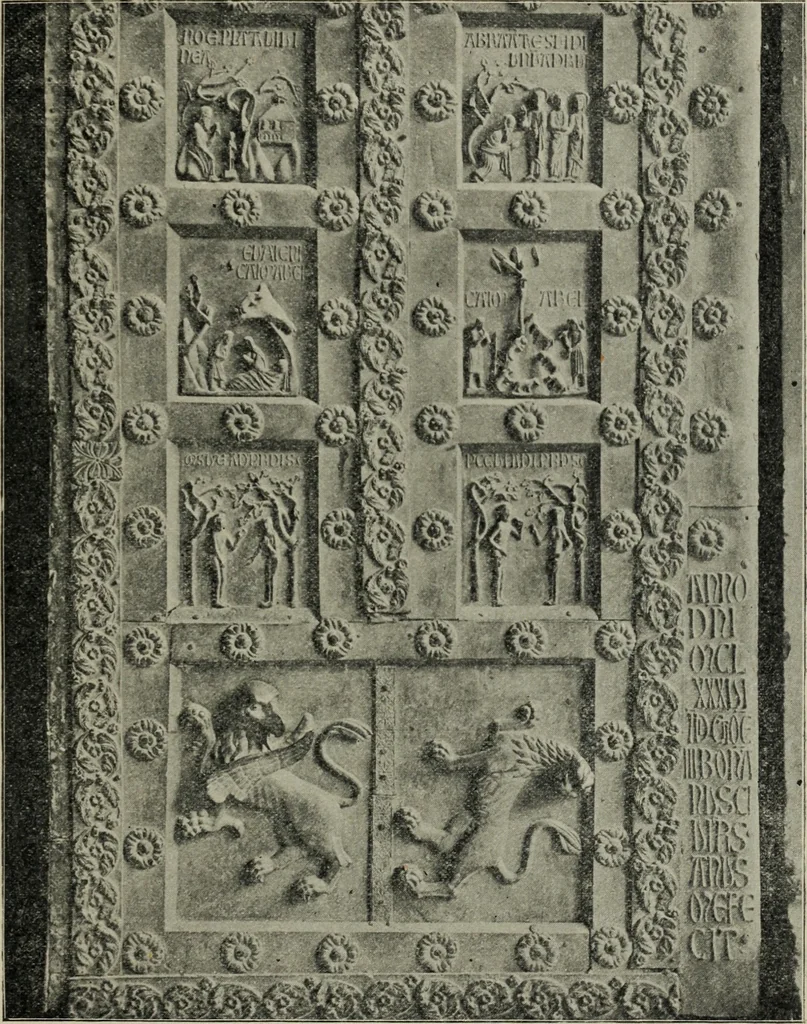 An illustration from A history of architecture in Italy from the time of Constantine to the dawn of the renaissance, 1901, leaf 98