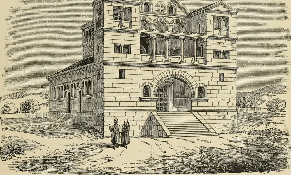 An illustration from A history of architecture in all countries, from the earliest times to the present day, 1874, leaf 10
