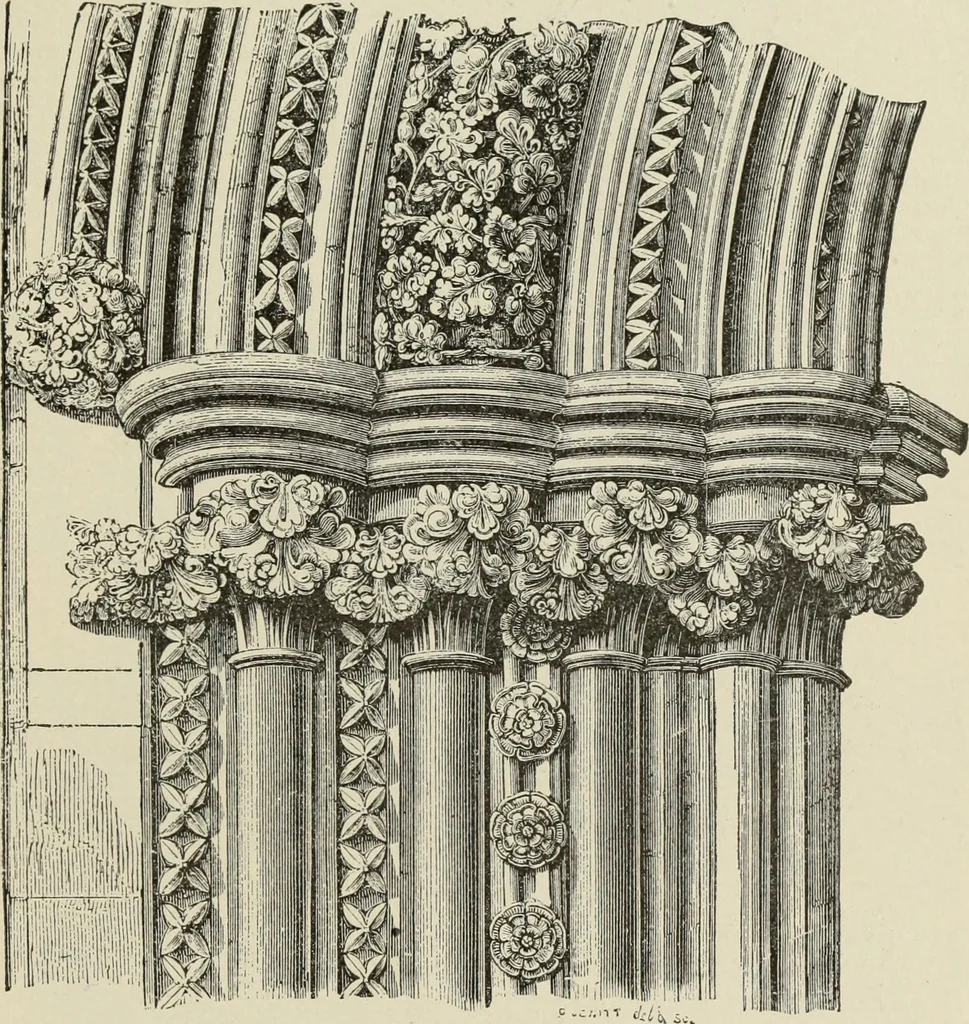An illustration from A history of architecture in all countries, from the earliest times to the present day, 1874, leaf 208