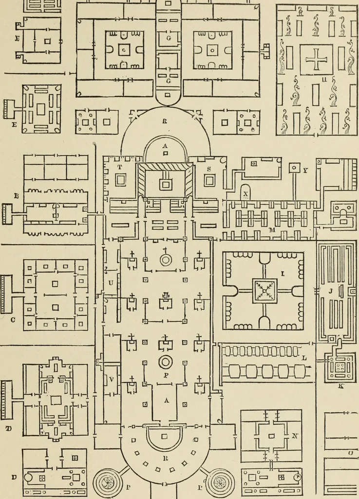 An illustration from A history of architecture in all countries, from the earliest times to the present day, 1874, leaf 28