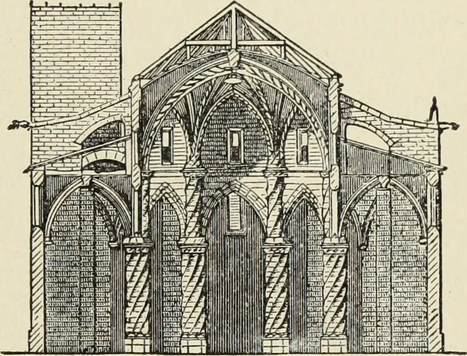 An illustration from A history of architecture in all countries, from the earliest times to the present day, 1874, leaf 296