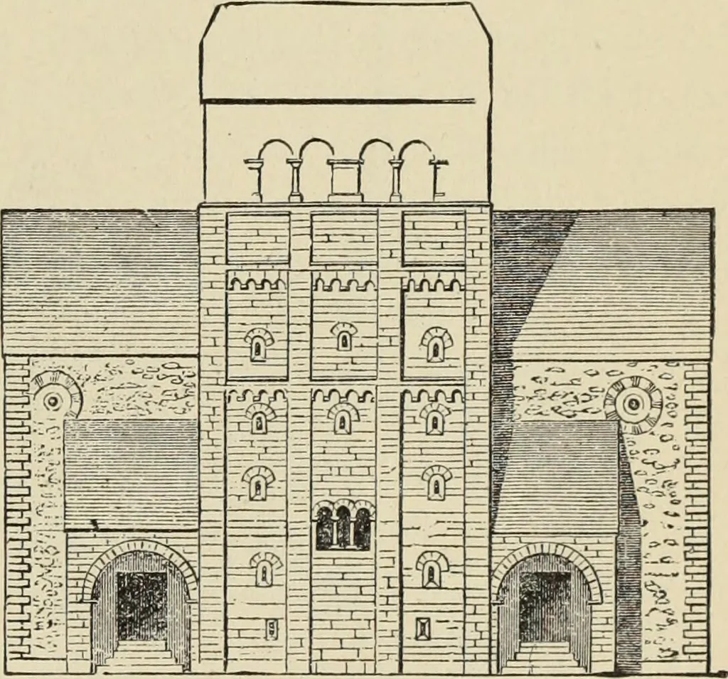 An illustration from A history of architecture in all countries, from the earliest times to the present day, 1874, leaf 30
