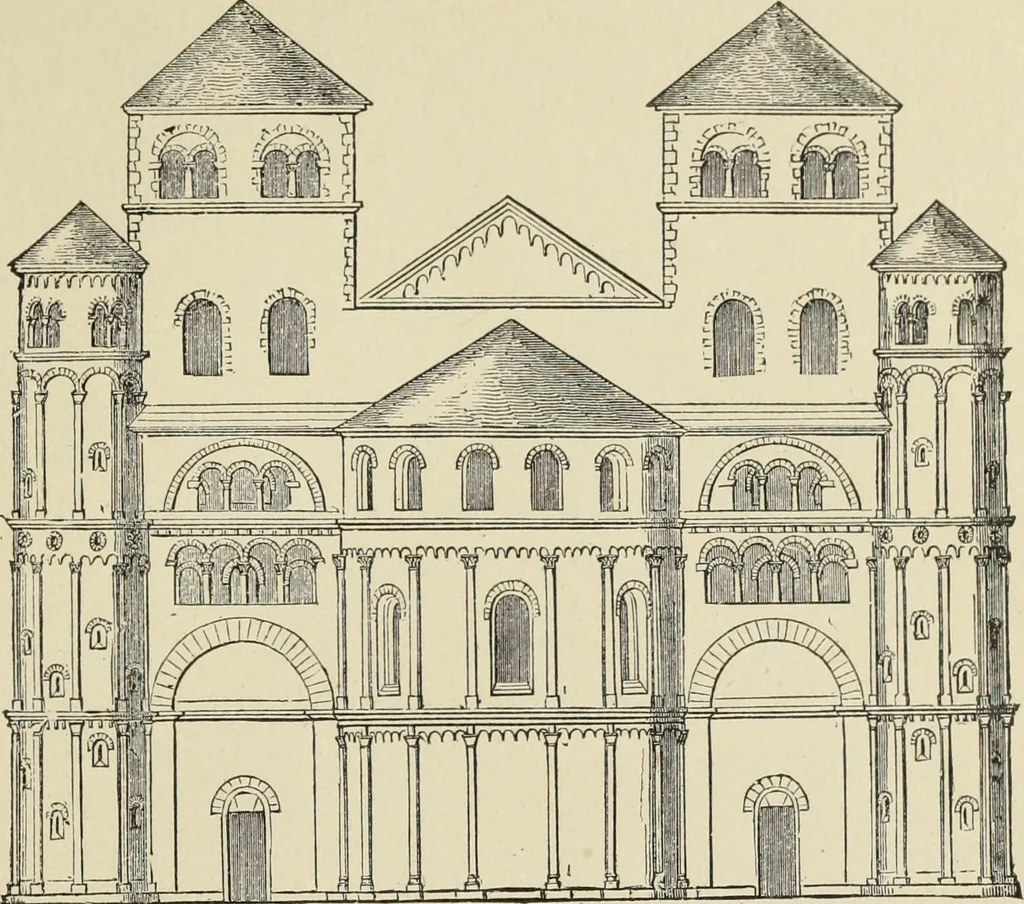 An illustration from A history of architecture in all countries, from the earliest times to the present day, 1874, leaf 36