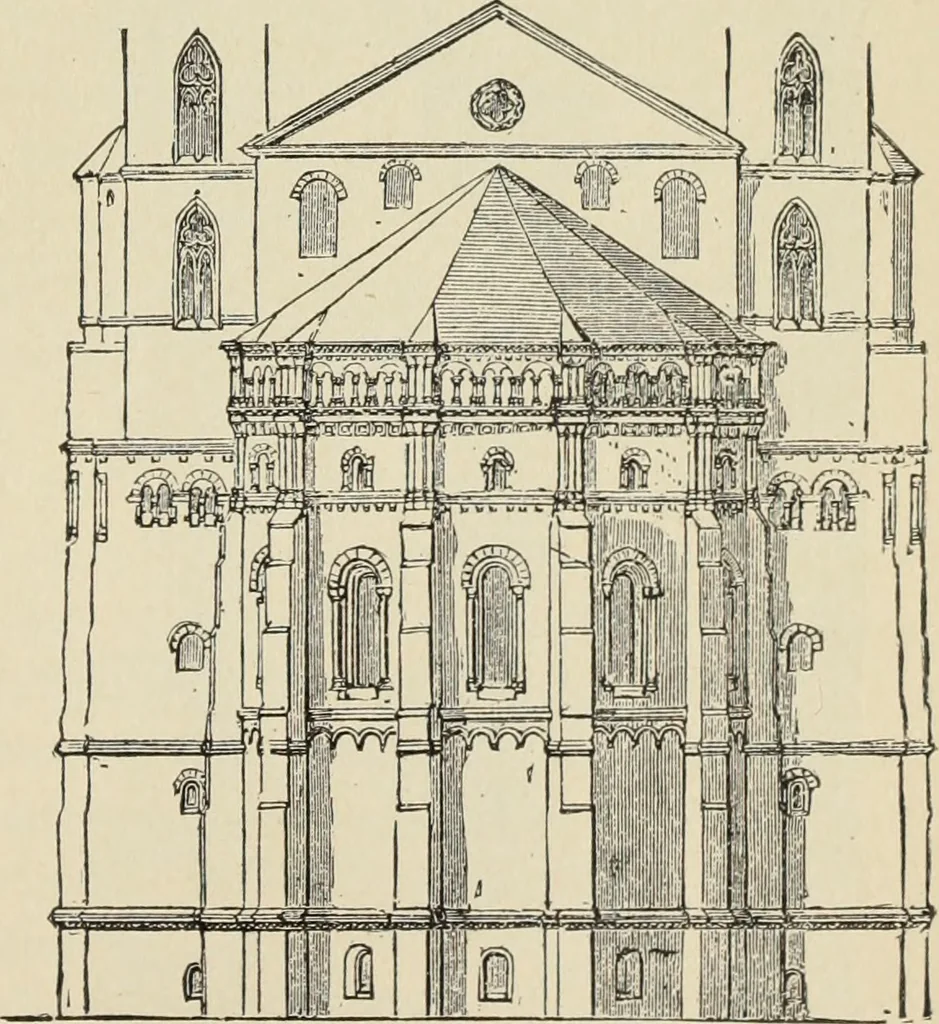 An illustration from A history of architecture in all countries, from the earliest times to the present day, 1874, leaf 36
