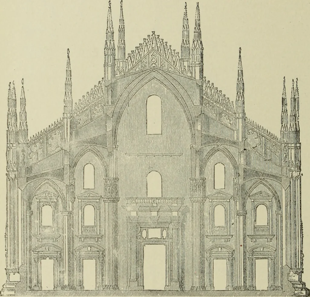 An illustration from A history of architecture in all countries, from the earliest times to the present day, 1874, leaf 361