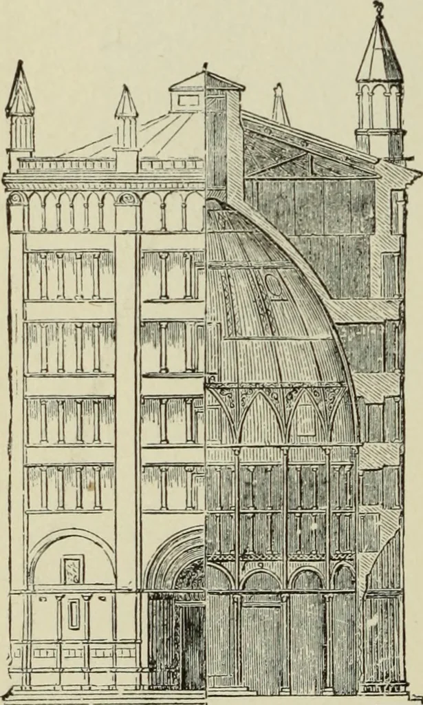 An illustration from A history of architecture in all countries, from the earliest times to the present day, 1874, leaf 371