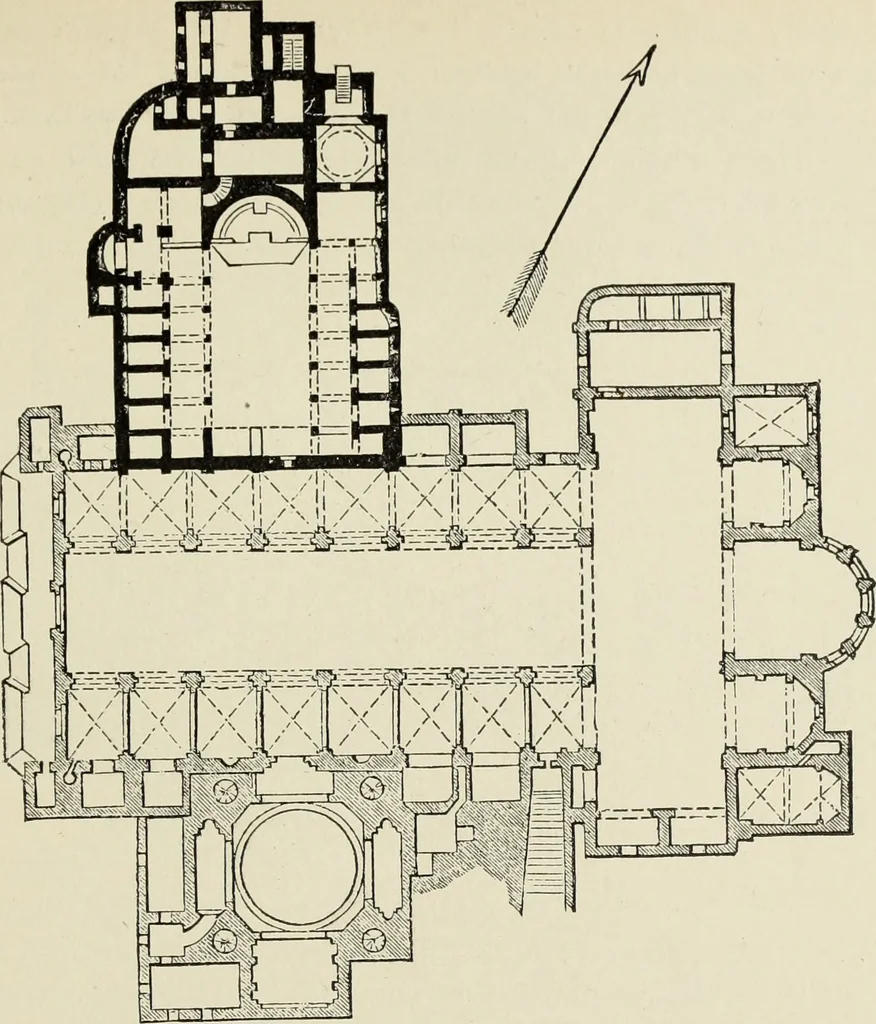 An illustration from A history of architecture in all countries, from the earliest times to the present day, 1874, leaf 392