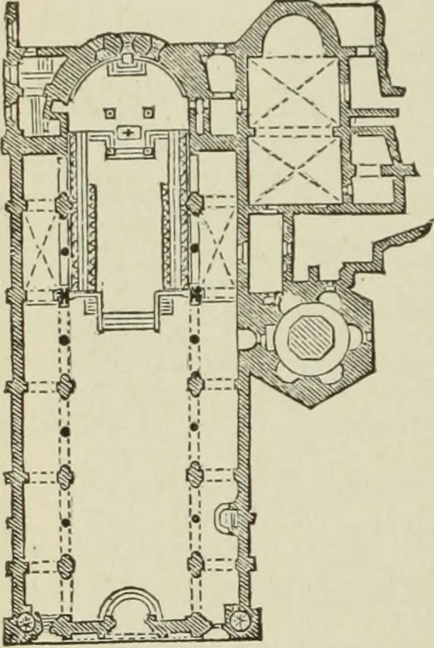 An illustration from A history of architecture in all countries, from the earliest times to the present day, 1874, leaf 395