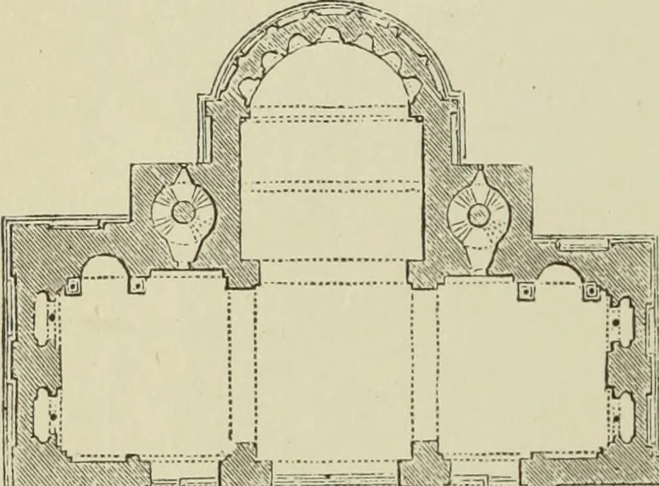 An illustration from A history of architecture in all countries, from the earliest times to the present day, 1874, leaf 41