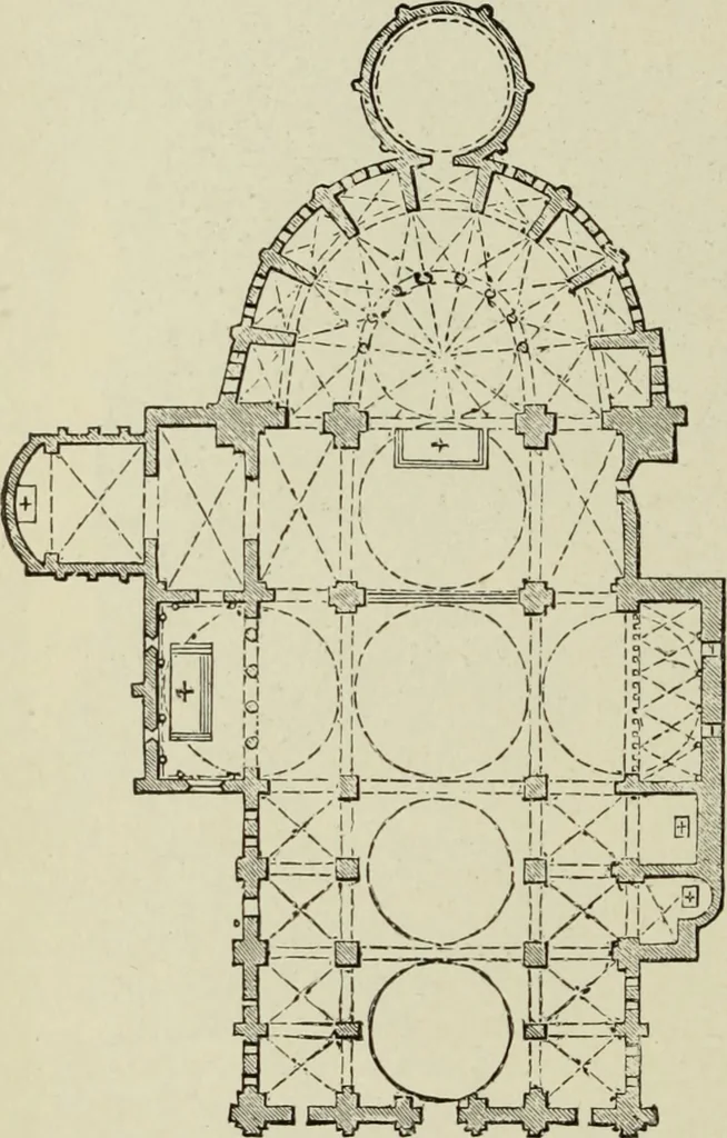An illustration from A history of architecture in all countries, from the earliest times to the present day, 1874, leaf 415