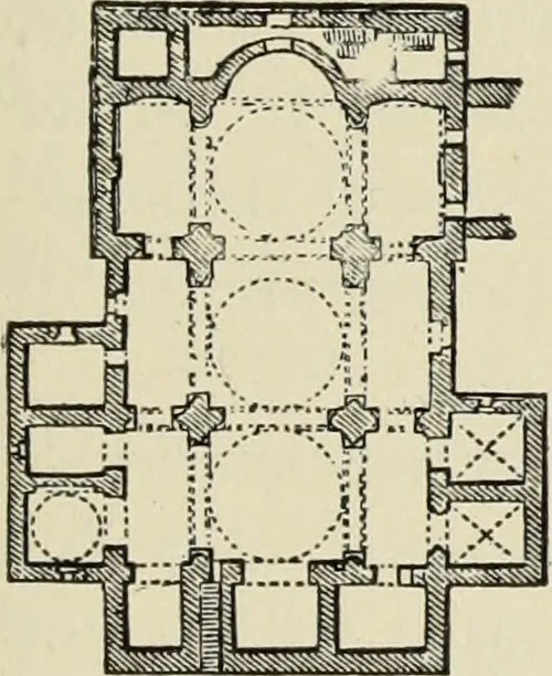 An illustration from A history of architecture in all countries, from the earliest times to the present day, 1874, leaf 416